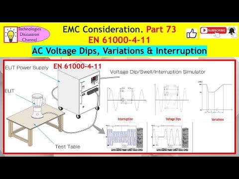 EMC #73. AC Pwr Supply STRESS Test! EN 61000-4-11: Voltage Dips, Variations, Interruptions Explained
