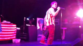 Aaron Carter performing BOUNCE/I Would/Iko Iko/ To All The