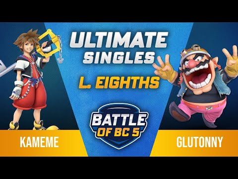 Kameme (Sora) vs Glutonny (Wario) - Ultimate Singles Losers Top 8 Qualifier - Battle of BC 5