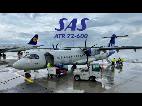 Scandinavian Airlines ATR 72-600 | Copenhagen to Gothenburg | SAS Economy Class Full Review