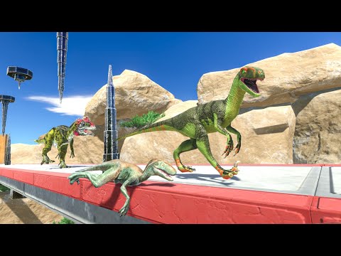 RUN AWAY from SPIKE TRAPS and ATTACK MINI GORO - Animal Revolt Battle Simulator