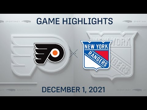 NHL Highlights | Flyers vs. Rangers - Dec. 1, 2021