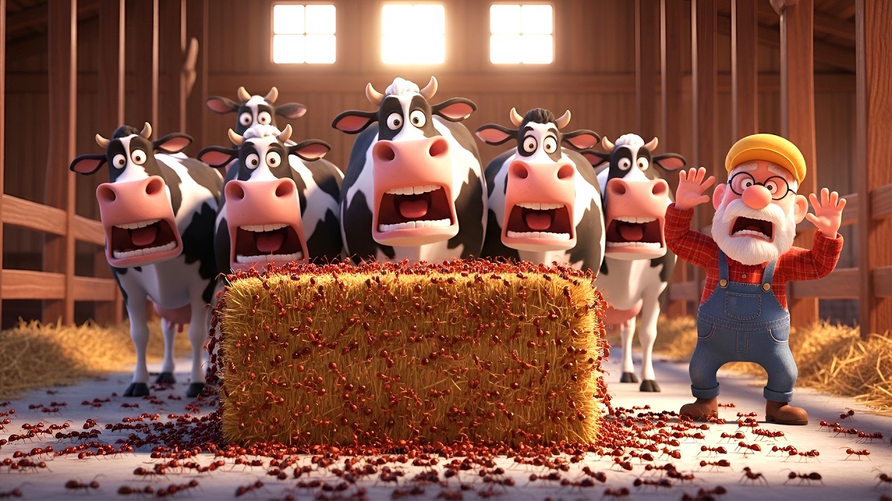 OH NO! Fire Ants Attack Old MacDonald’s Farm! 🐜😱 | Funny Farm Animal Cartoon Story
