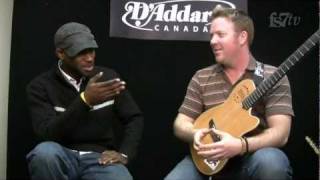 Jeff Gunn Hidden Sounds 2012 Interview at D'Addario Canada with Fashion Studio 7