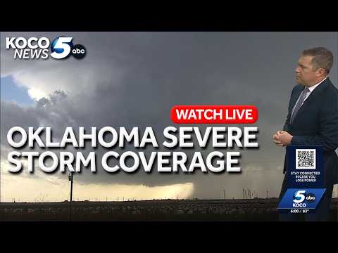 WATCH LIVE: Tracking severe storms with a tornado threat in Oklahoma
