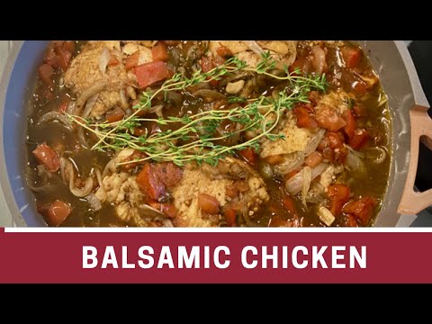 Braised Balsamic Vinegar Chicken Recipe | The Frugal Chef