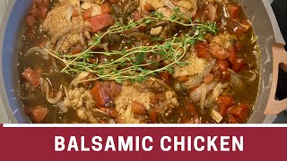 Braised Balsamic Vinegar Chicken Recipe | The Frugal Chef