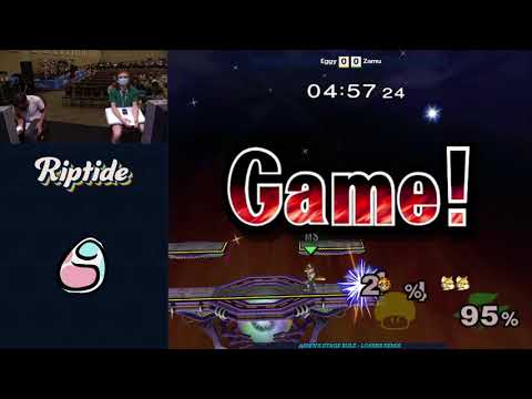 Eggy vs Zamu (Loser's Semis) SSBM : Aiden's Stage Rules - Riptide 2021