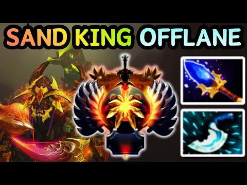 🔥 NEW PATCH 7.40b SAND KING OFFLANE STUN LOCK NIGHTMARE | DOTA 2 GAMEPLAY 🔥