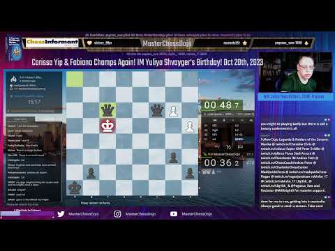 Carissa Yip & Fabiano Champs Again! IM Yuliya Shvayger's Birthday! Oct 20th, 2023