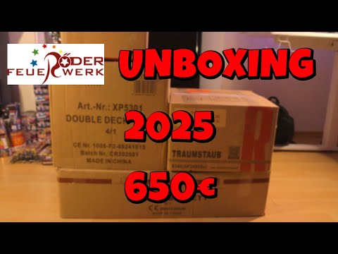 RÖDER FIREWORKS Unboxing 2025 | Pyro Fireworker