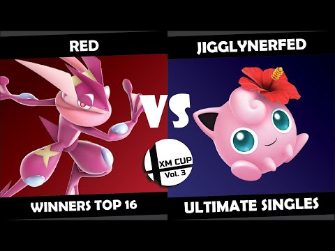 XM Cup Vol. 3 - red (Greninja) vs Jigglynerfed (Jigglypuff) | Smash Ultimate Winners Top 16