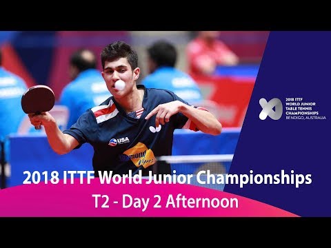 2018 ITTF World Junior Championships Table 2 | Day 2 Afternoon