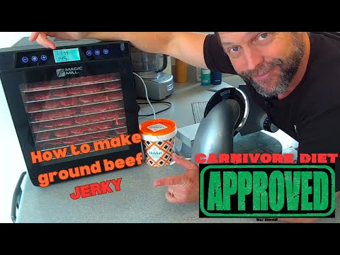 How to make ground beef jerky (Carnivore Diet friendly)