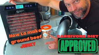 How to make ground beef jerky (Carnivore Diet friendly)