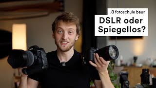 Fotografieren lernen: Spiegelreflex (DSLR) oder Spiegellos? Diese Unterschiede solltest du kennen