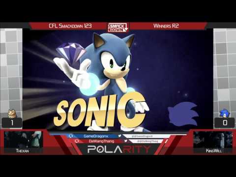 CFL Smackdown 123 WiiU - Thexan (Fox) vs KingWill (Sonic) - Winners R2