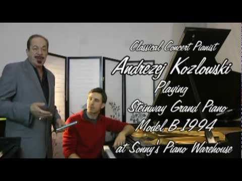 Steinway B 1994 For Sale Featuring Concert Pianist Andrzej Kozlowski 11/ 2012 $35,000.