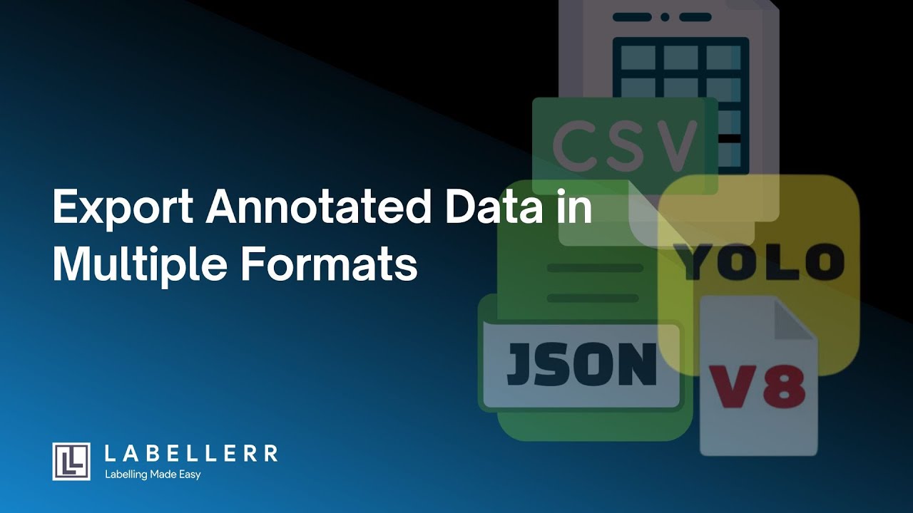 Export Annotated Data Effortlessly with Multiple Formats | Labellerr