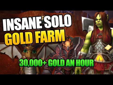 INSANE SOLO Gold Farm | WoW Gold Farm [30,000 to 100,000g + / Hour]