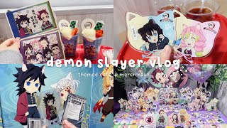 Demon Slayer Cafe in Japan! 🍨🍓 Blind bags + our Haul [Kimetsu no Yaiba x Namjatown]