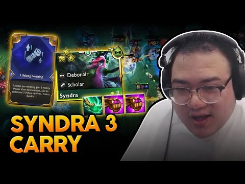 The Lifelong Learning augment gives my VIP Syndra 3 carry INFINITE AP scaling