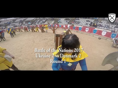 Battle of the Nations 2017 GoPro - Ukraine 2 vs Denmark 2 by BuhurtTech