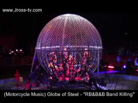 James Ross @ "The Globe of Steel" - "Band Jamming Hard" - www.Jross-tv.com