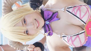 東雲うみ Original Succubus Cosplay | Comic Market C104 | 4K 60P
