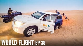 DESERT DRIVE GONE WRONG! - World Flight Episode 38