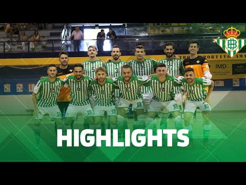 Resumen. Real Betis Futsal 2-1 UMA Antequera (Pretemporada)