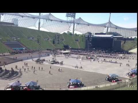 Überblick Olympiastadion Guns N´Roses München 13.6.2017