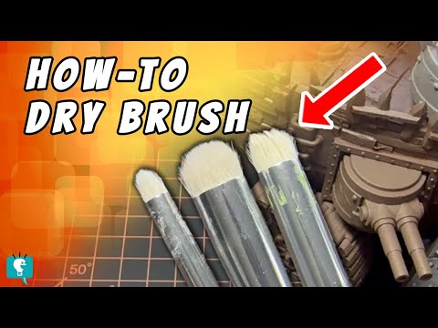Epic Dry Brushing with Large Models on HobbyHotTips