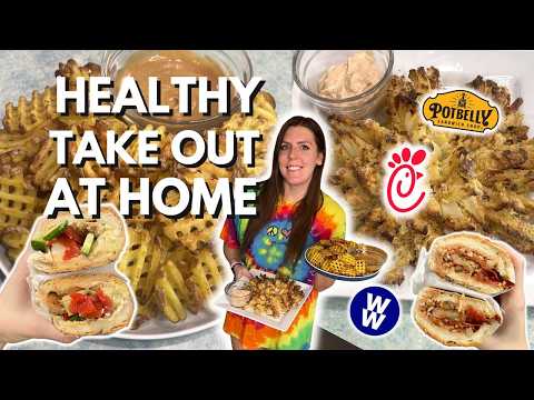 4 Easy & Healthy Copycat Fast Food Recipes at HOME | WeightWatchers Points | Take Out at Home