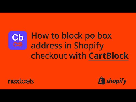 How to Block Po Box Address in Shopify Checkout