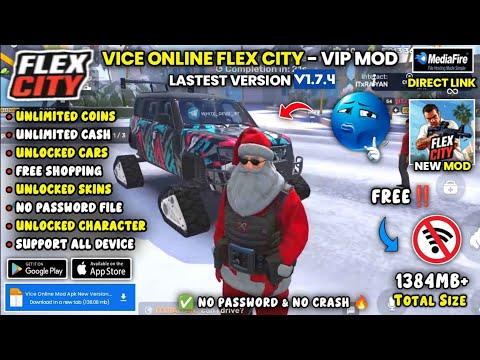 VICE ONLINE: Flex City Mod APK v1.7.4 – Unlimited Money | Mod Menu | (Latest 2025) | Insano | Keren🔥