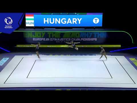Hungary's Balazs Farkas team l Aerobics