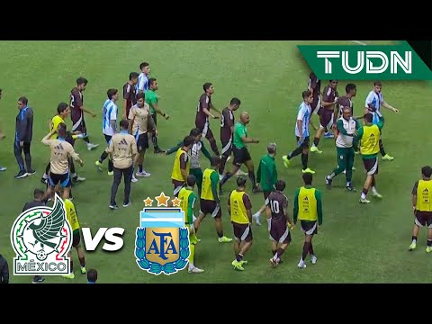 Final minutes and the fight breaks out! | Mexico 3-0 Argentina | U-23 Friendly | TUDN
