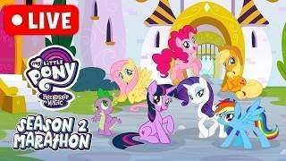 Download lagu 🔴 My Little Pony: Friendship Is Magic | SEASON 2 EPISODES 🦄✨🪄💫 | Live Stream mp3