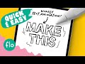 Easy Wiggly Text Animation in PROCREATE #Shorts - Quick Procreate Tutorial