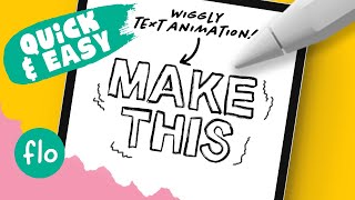 Download lagu Easy Wiggly Text Animation in PROCREATE #Shorts - Quick Procreate Tutorial mp3