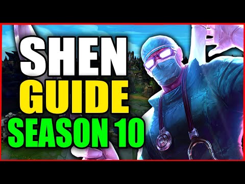 How to Play SHEN for BEGINNERS (Best Build, Runes, Season 10) S10 Shen Gameplay Guide