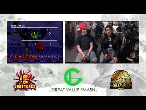 Smash 64: Fireblaster (Falcon) V Spongy (Kirby) - Shattered 92 Tourney