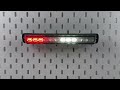 Združené zadné LED svetlo 12/24V - s výstražným oranžovým svetlom / ECE R65, R10, R148 - Video Youtube