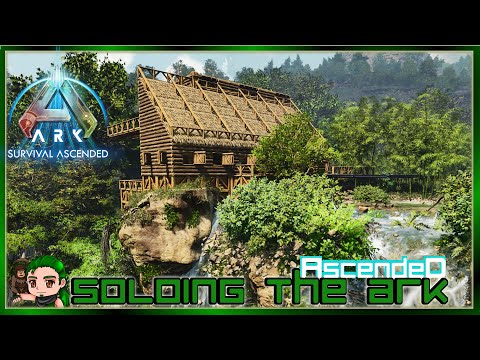 Building a Waterfall Base - Soloing the Ark Ascended 15