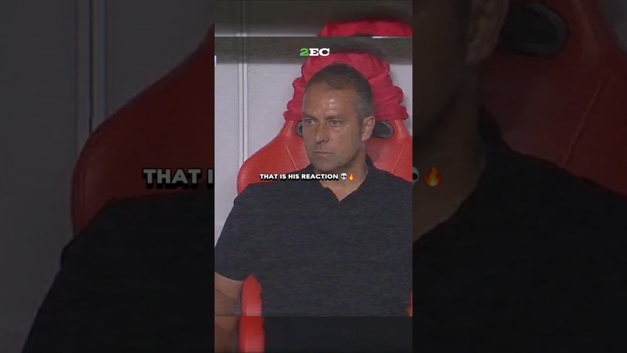 Hansi flick finally celebrate 😆 #footballshorts #shorts #football