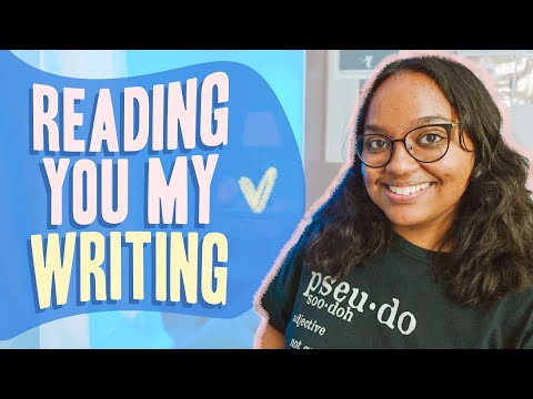 Reading you excerpts from my BOOKS! | My favourite things I've written lately