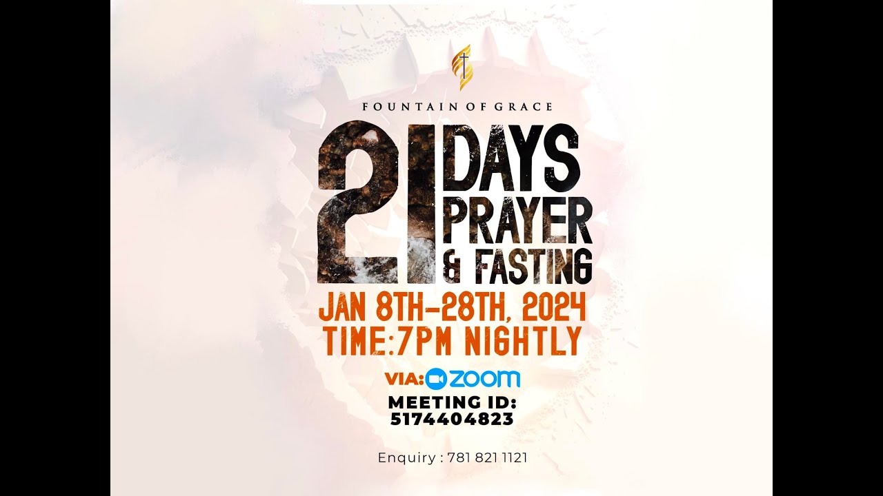21 Days Prayer and Fasting (Day 20) || 1/26/2024