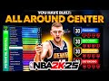 BEST ALL AROUND CENTER BUILD IN NBA 2K25! 7’0 DEMIGOD BUILD DOMINATES NBA 2K25! best build 2k25