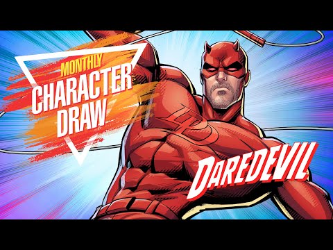 Daredevil - Full Character Draw - Time-lapse